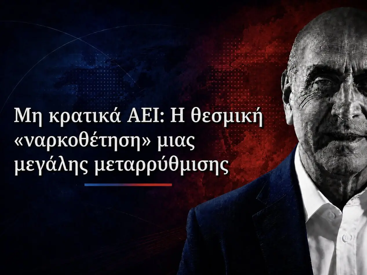 Μη κρατικά ΑΕΙ: Η θεσμική «ναρκοθέτηση» μιας μεγάλης μεταρρύθμισης Μη κρατικά ΑΕΙ: Η θεσμική «ναρκοθέτηση» μιας μεγάλης μεταρρύθμισης